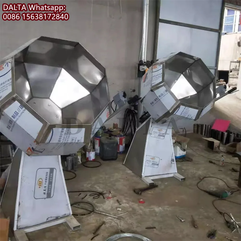 Venda quente Máquina de tempero de alimentação para animais de estimação Máquina automática de aromatização de lanche octogonal