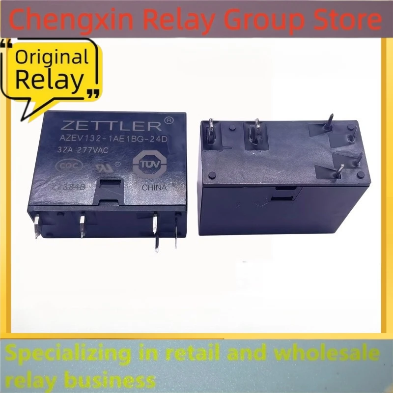 （secondhand）1pcs/lot 100% original genuine relay:AZEV132-1AE1BG-24D 32A 6pins 24V Charging pile relay