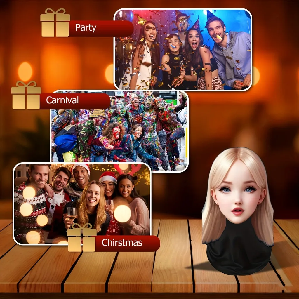 หน้ากากอนิเมะยอดนิยมแบบคาวาอี้ 1 ชิ้น สำหรับงานเต้นรำสวมหน้ากาก ปิดคลุมทั้งใบหน้า ระบายอากาศได้ดี โปร่งใส เหมาะสำหรับงานปาร์ตี้ธีมต่างๆ