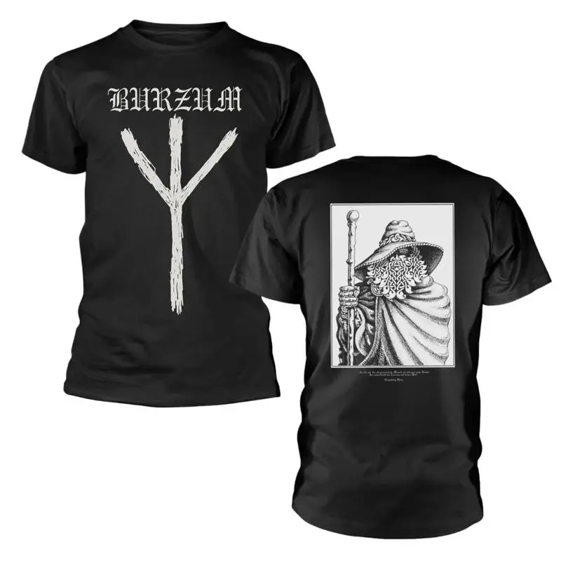 

1Burzum футболка с логотипом Algiz