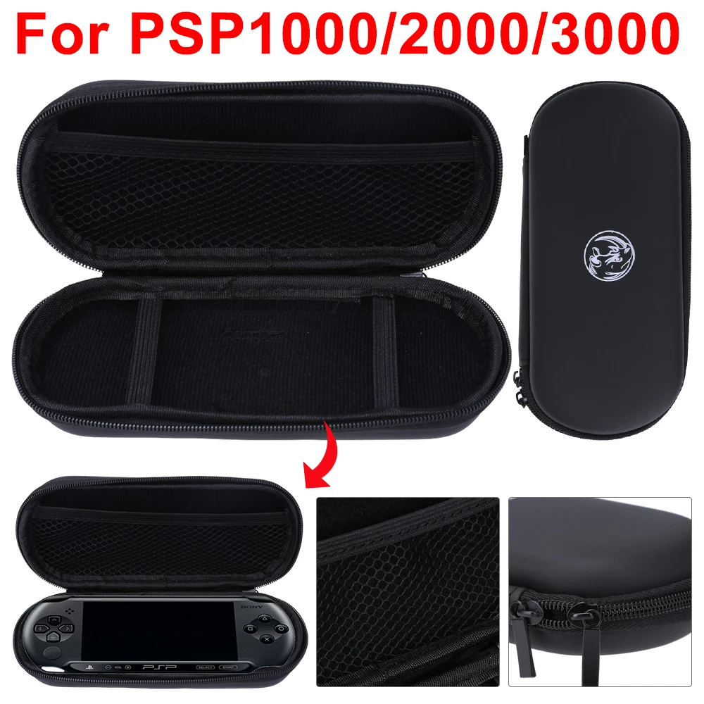 Tragbare Trage tasche für Sony PSP 1000/2000/3000 Beutel Schutz Abdeckung Box Spiele konsole Aufbewahrung tasche schwarz Spiel Zubehör Tasche