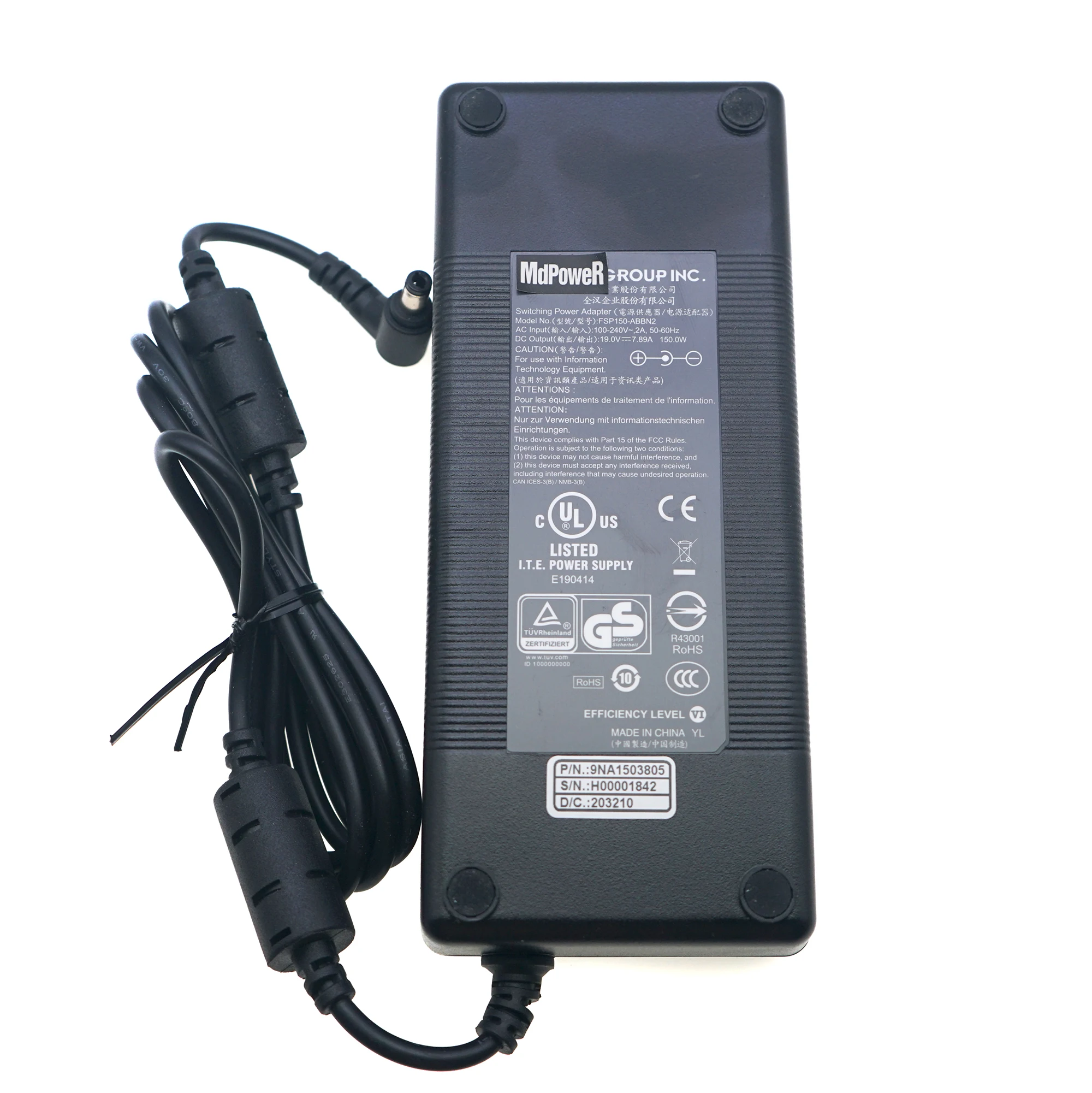 

FSP Switching Power AC Adapter FSP150-ABAN1 FSP150-ABBN2 FSP135-RSEBN2 FSP150-ABBN3 FSP150-ABAN3 For MACHENIKE F117-F2K