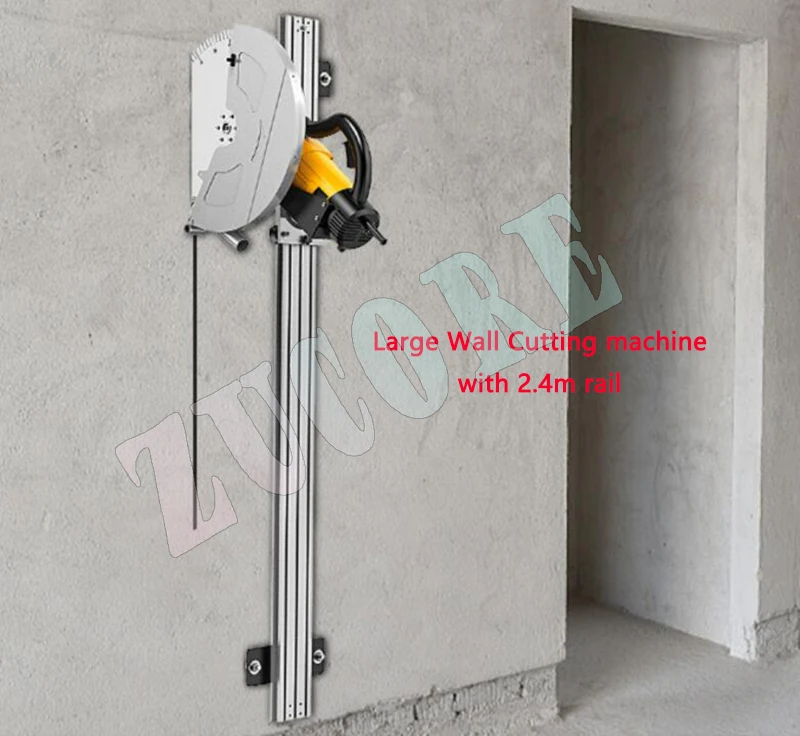 Staubfreie große Betonstein-/Wandschneidemaschine, Schlitzmaschine für Wasser und Strom, Tiefe 26 cm, elektrische Nutmaschine