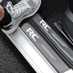 Car Sill Protector Decoration Sticker modelY Welcome Pedal Protection Strip for LEXUS RC 300 350 200 200t 350f Car Accessorie