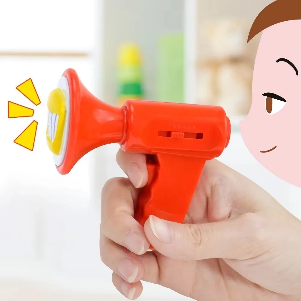 Met 6 geluidseffecten Stemveranderende speelgoed voor kinderen Grote mond Mini Rollenspel Stemluidspreker Cadeau Handversterker voor kinderen