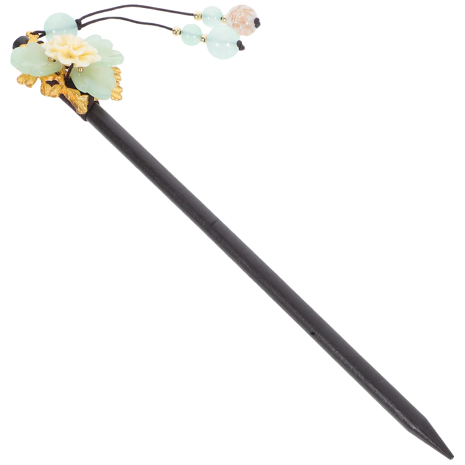 

1Pcs Chinese Vintage Hairpin Retro Wood Hair Stick Elegant Ancient Style for Ceremonies Festival Chic Female Hair Jewelry