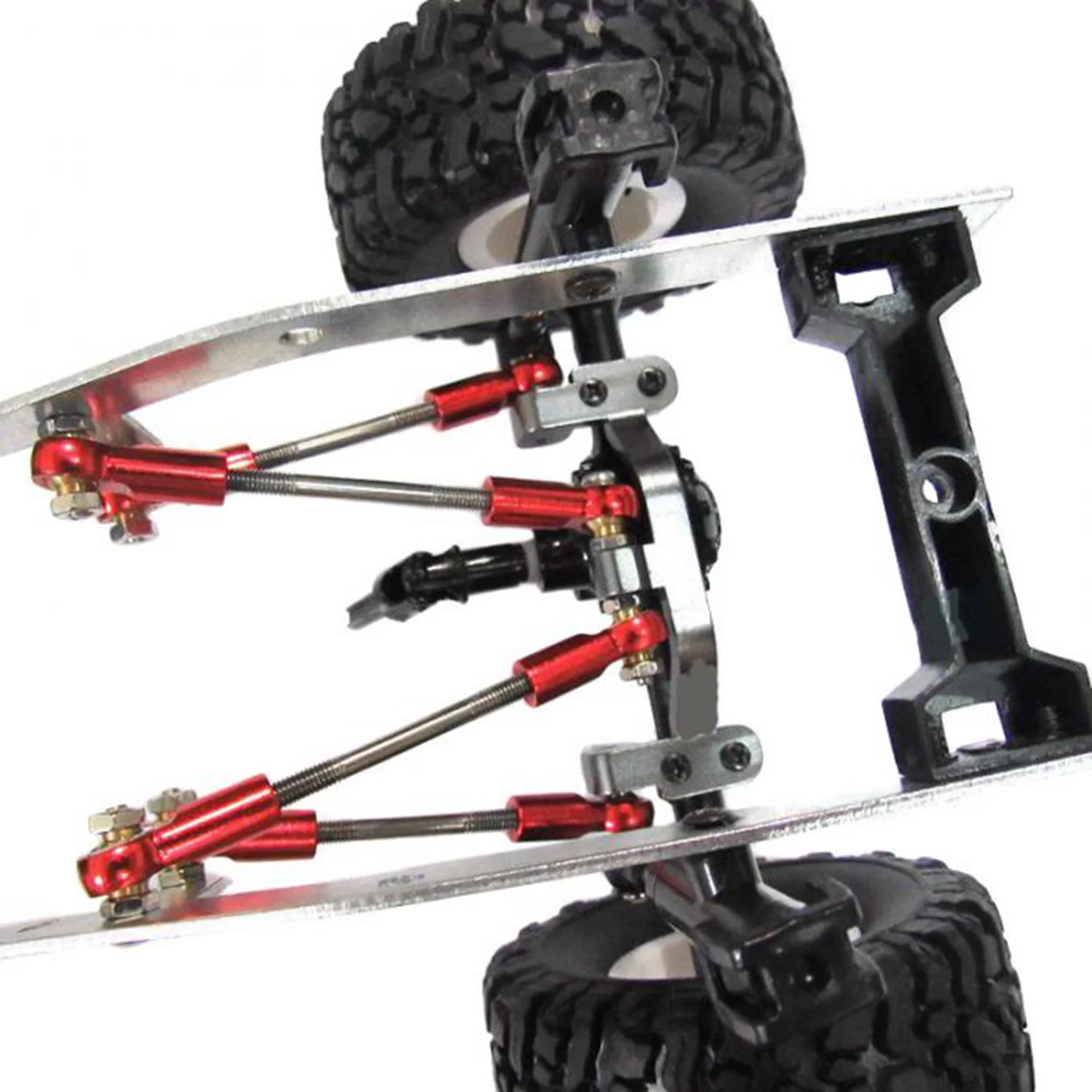 

WOTT-1 Set Metal Gears With 370 Motor For WPL Speed Change Gear Box & 1 Set Metal Pull Rod Base Seat For RC Car