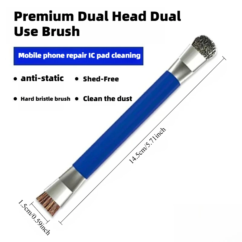 Dual Use Kitchen Gas Stove Cleaning Brush, Safety Brush, Anti-Static Motherboard PCB Cleaning Brush, Mobile Phone Repair Tool