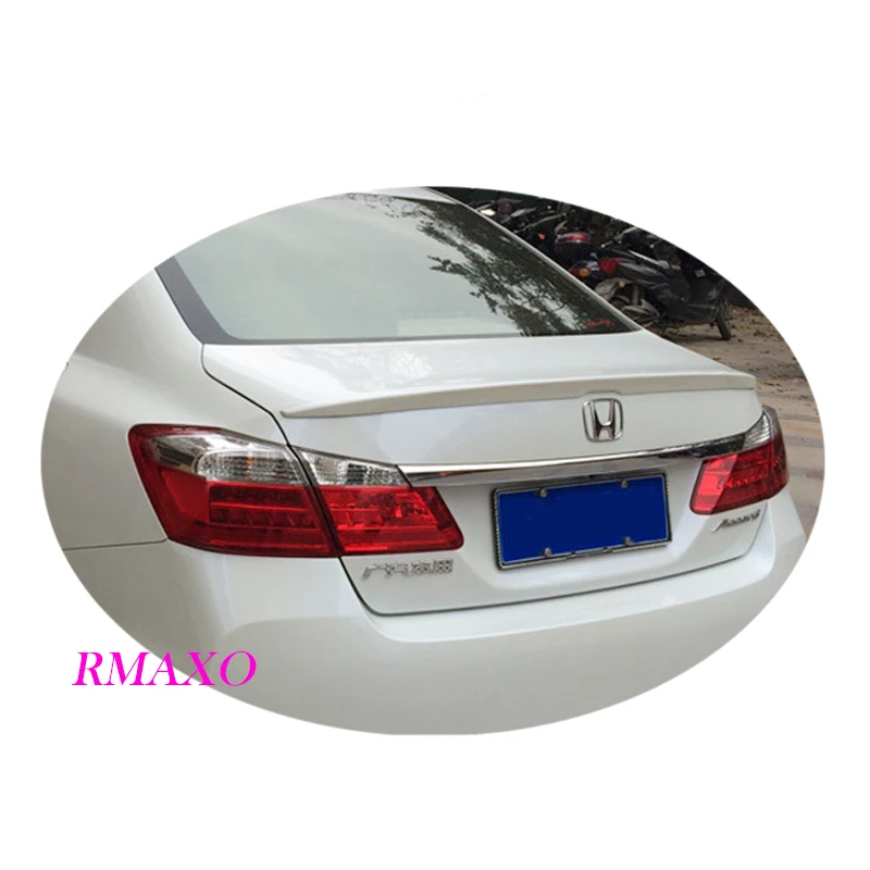 For HONDA Accord  Spoiler 2014-2016  High Quality  ABS Material Car Rear Wing Primer Color Rear Spoiler