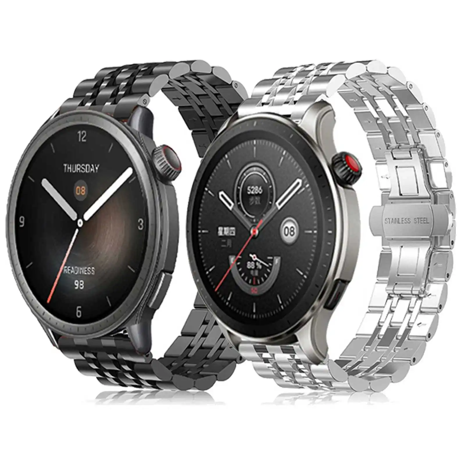 

Ремешок металлический для часов Amazfit Balance, сменный Браслет для Amazfit Cheetah Pro / GTR 4 2 3 Pro, аксессуары для часов, 22 мм