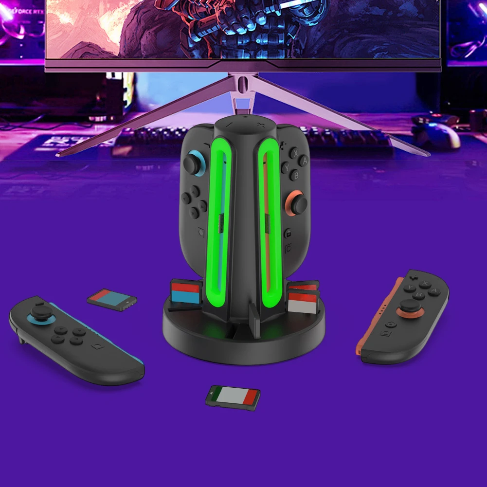 

Controller Charger 4 in 1 Magnetic Controller Charger Stand Station for Nintendo Switch2 Accessories