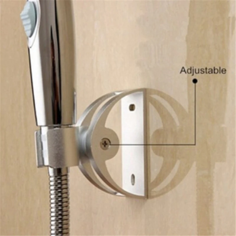 Useful Showerhead Rack Adjustable Polished Self-Adhesive Handheld Suction Up Drill-Free Shower Head Holder Punch-Free Adjustable