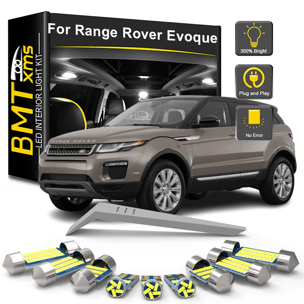 

BMTxms 14PCS Canbus LED Interior Light Kit For Land Rover Range Rover Evoque L538 2010 2011 2012 2013 2018 2019 2020 Accessories