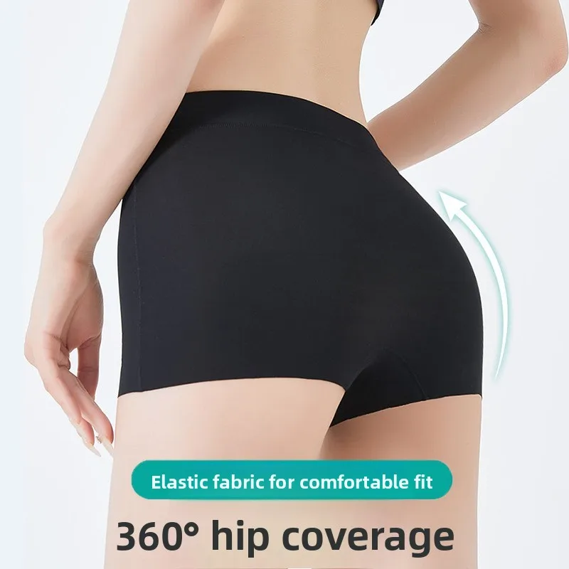 سراويل نسائية من الحرير الجليدي Se Sl رفيعة للصيف والتحكم في البطن ورفع المؤخرة سراويل تنورة Jk