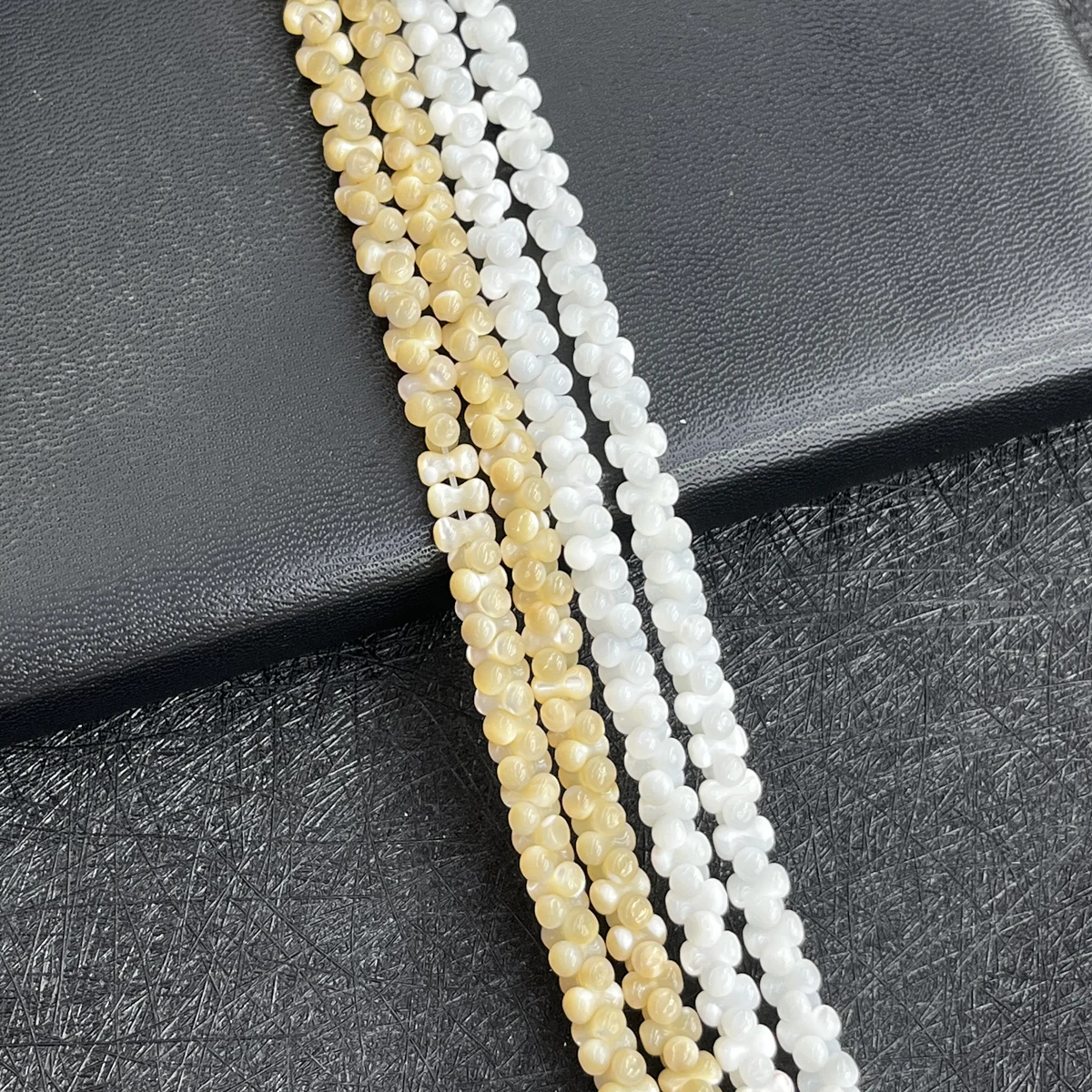 

3x6mm Natural Freshwater Mixed Shell Round Bead White Yellow Jewelry Make DIY Necklace Bracelet Earrings Accessory Wedding Women