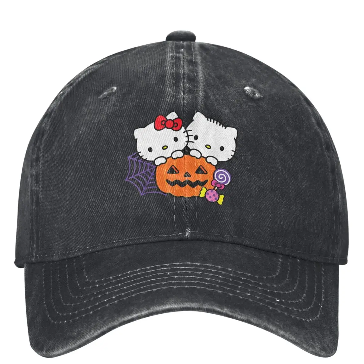 Halloween Hello Kitty Dear Daniel Perfect Pair Baseball Cap Women Men Sunshade Trucker Hat Summer Stylish Kpop Rock Baseball Cap