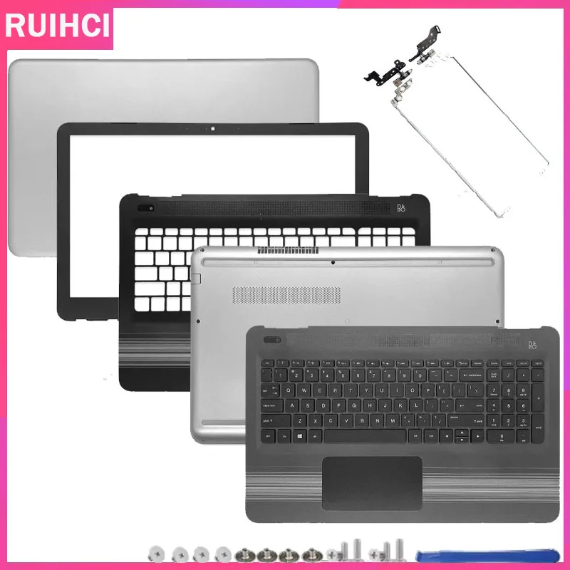 

For Pavilion 15-AU 15-AW 15-AL TPN-Q172 YPN-Q175 New Laptop Housing LCD Back Cover/Front Bezel/Hinges/Palmrest/Bottom Case Cover