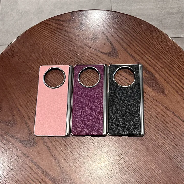 

Чехол для телефона Huawei Mate X6 X5, новинка MateX3, коллекционное издание, кожаный шарнир с узором личи, ультратонкий складной защитный чехол