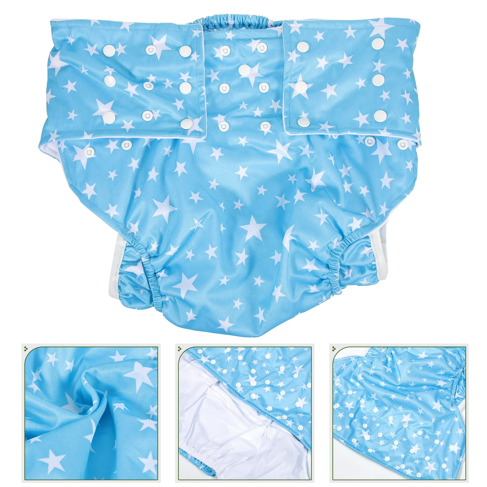 Adult Washable Diapers Urinal Pant Leakproof Nappy Cotton Towel Incontinence Elderly Anti-leak