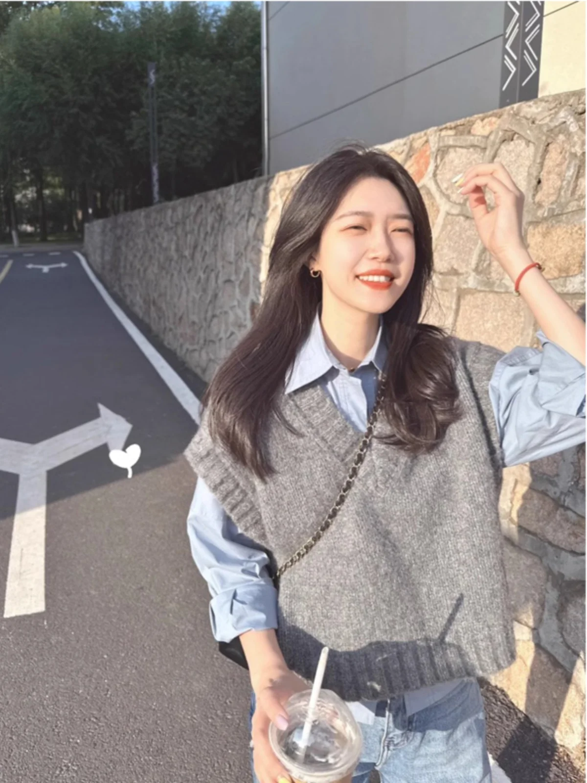 

Ay Svel вязаный жилет женский весенне-осенний верхняя одежда топ свитер многослойный жилет с подкладкой для поездок на работу Sle