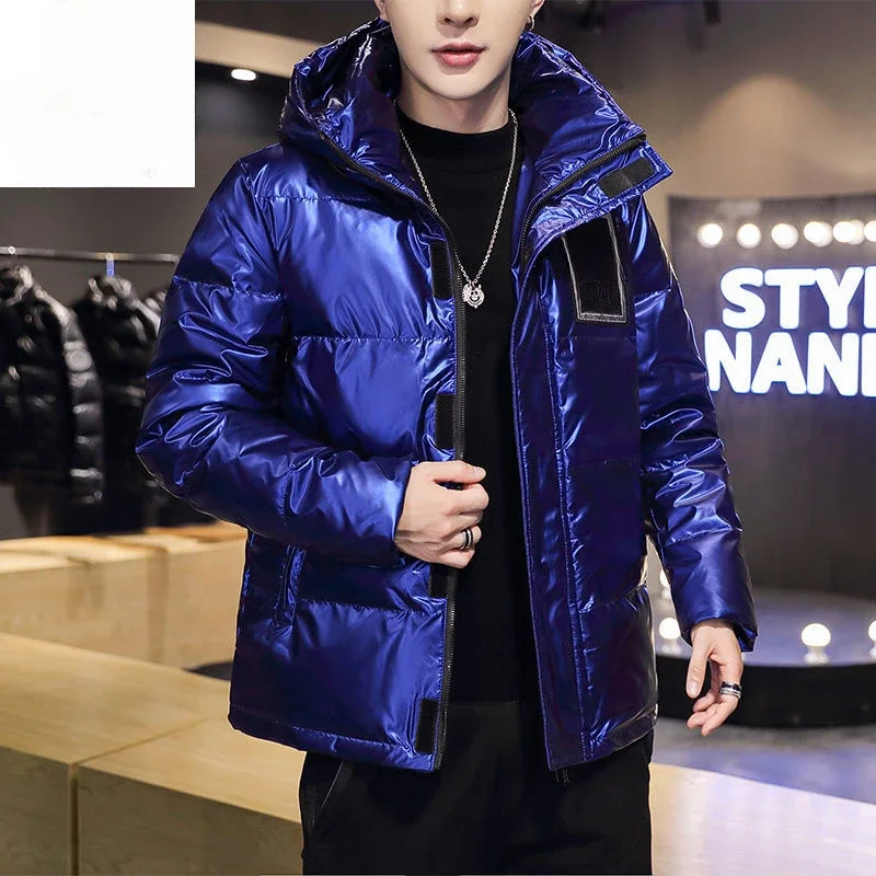 

Men Down Parka Windproof Male Thick Warm Down Coat New Fashion Winter Stand Collar Top Quality Student Jacket Down
