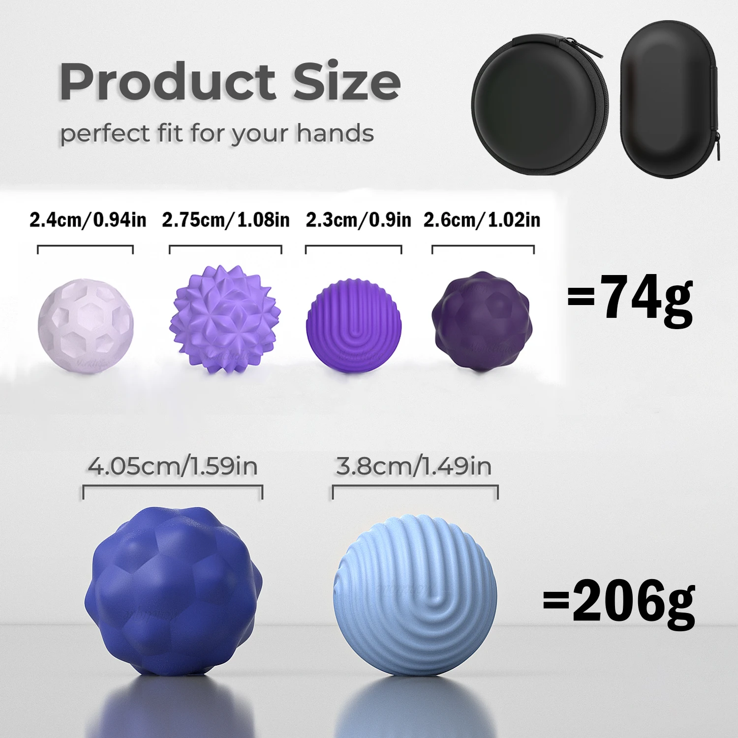 ขนาดใหญ่ขนาด Magnetic Sensory ลูกบอลซิลิโคนเด็กออทิสติก Fidgeting กังวล Ball ผู้ใหญ่ Office Decompression ของเล่นปลายนิ้วกิจกรรมของเล่น