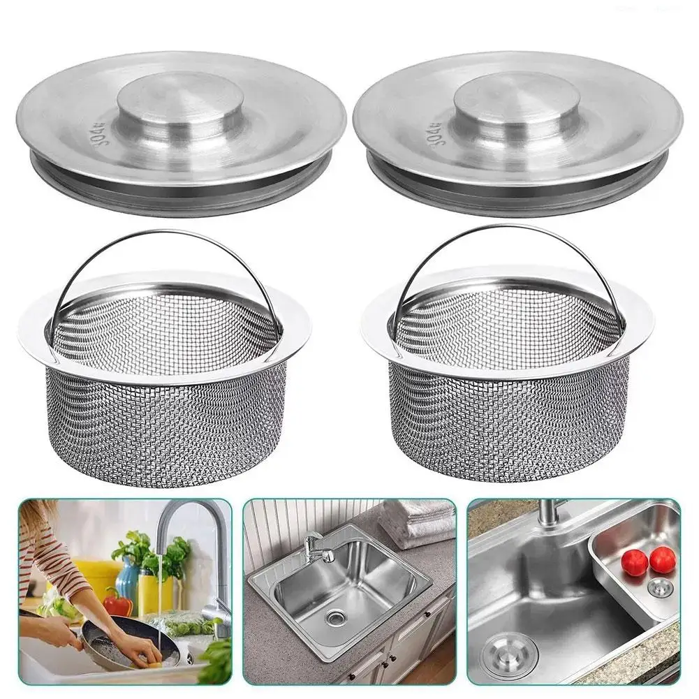 

1PCS Stainless Steel Bathtub Hair Catcher Stopper Shower Filter Sink Basin Bathroom Strainer Trap Kitchen Drain Plug Access W6M1