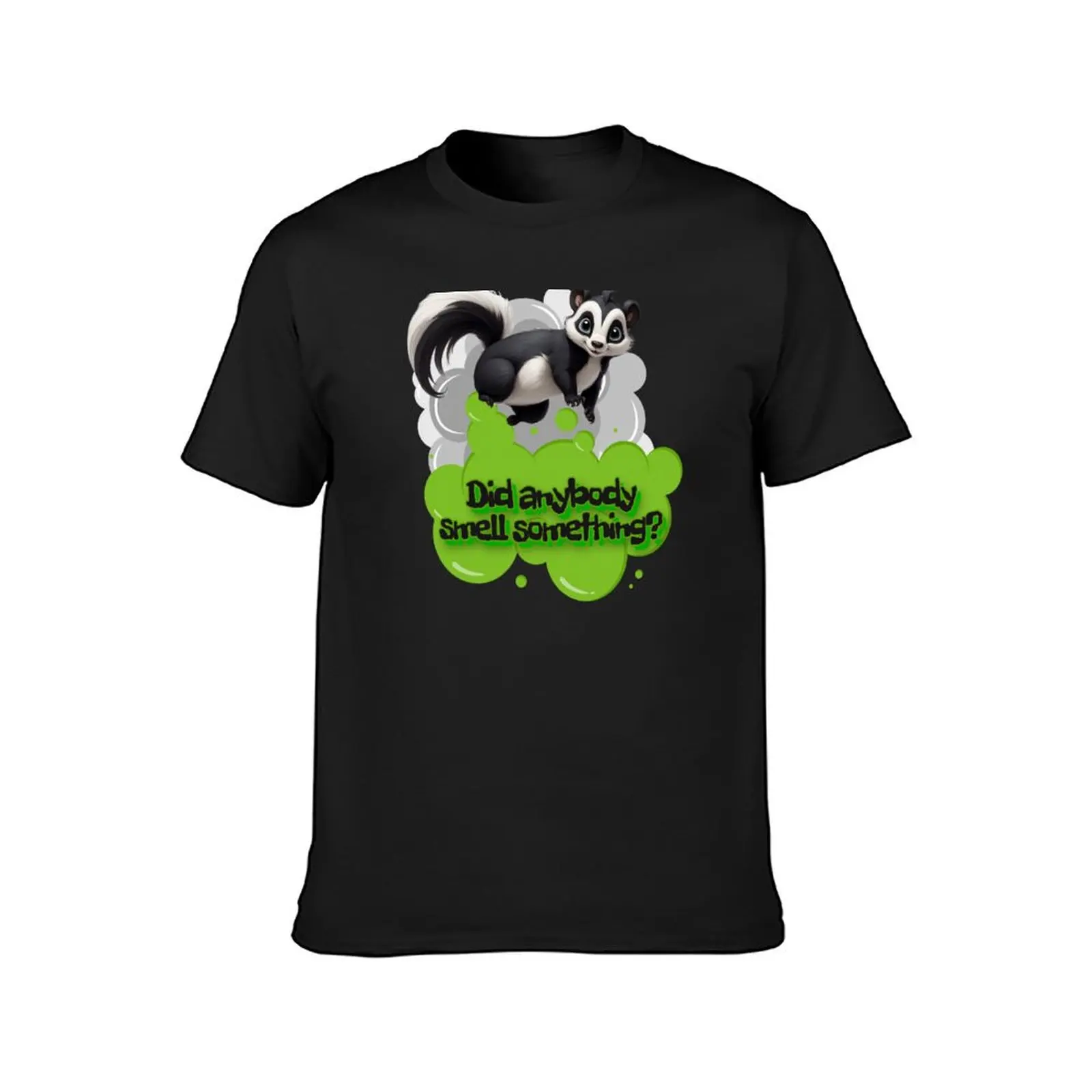 Skunk say - Did anybody smell something? T-Shirt vintage customs design your own mens vintage t shirts