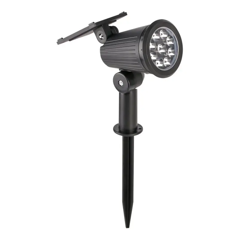 CYCLI-4X 9 LED Solar Spotlights Outdoor Solar Landscape Lights IP65 Waterproof Brightness Adjustable