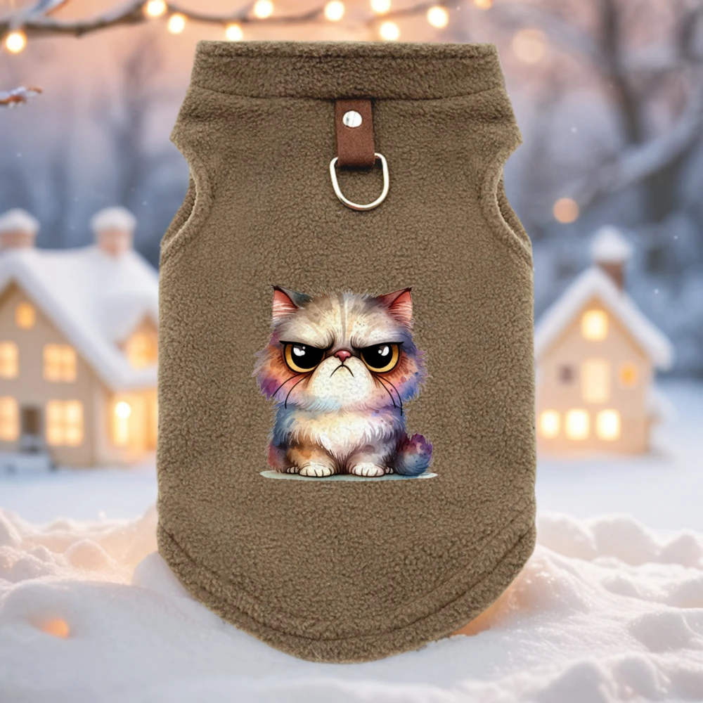 

Зимняя мягкая флисовая одежда для домашних животных, включая пальто для французских бульдогов, костюмы для мопсов и куртки для мелких пород