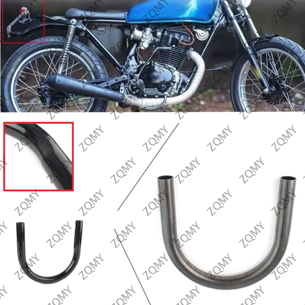 1pcs Motorcycle Cafe Racer Seat Frame Hoop Loop End Brat 175mm 210mm Universal For Honda for Yamaha for Suzuki  Stainless Steel