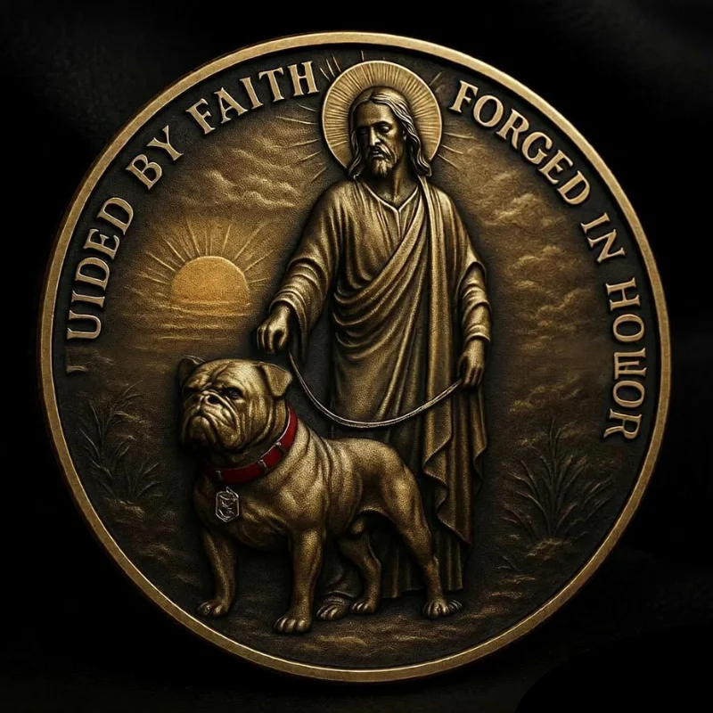 Jesus & Bulldog Coin Commemorative Coin 