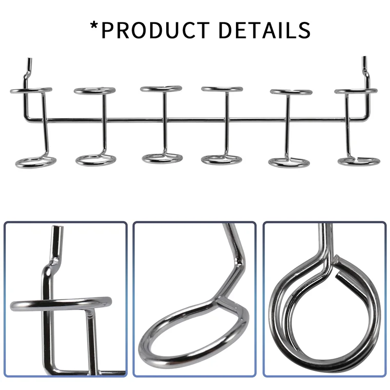 AS94-8 pezzi porta cacciavite pannello forato supporto multi-utensile accessorio accessori pannello forato portautensili multi-anello per pannello forato