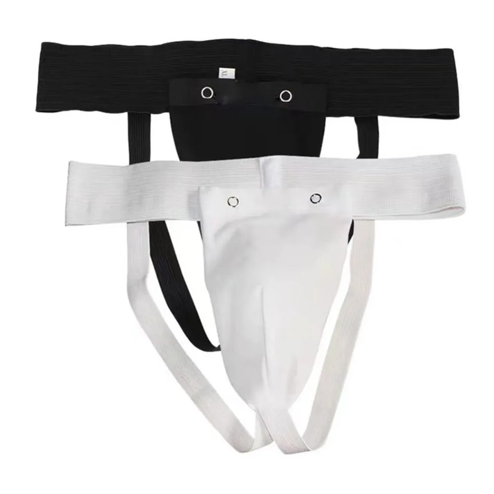 Men Boxing Safety Cup Professional Groin Guard Portable Jockstrap Support Punching Kick Protection Guard Male Training Protector