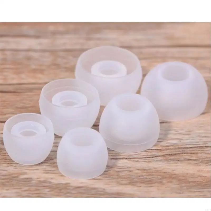 

A3PD Durable Silicone Sleeves Earbuds Washable Ear Buds Tips Earphone Tips Headset Repairing Parts Audio Spare Parts