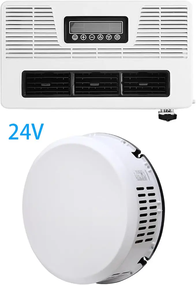 24V DC Air Conditioner, Universal Split Type Air Conditioning Unit Use for Buses, Trucks, Trailers,Engineering Vehicles