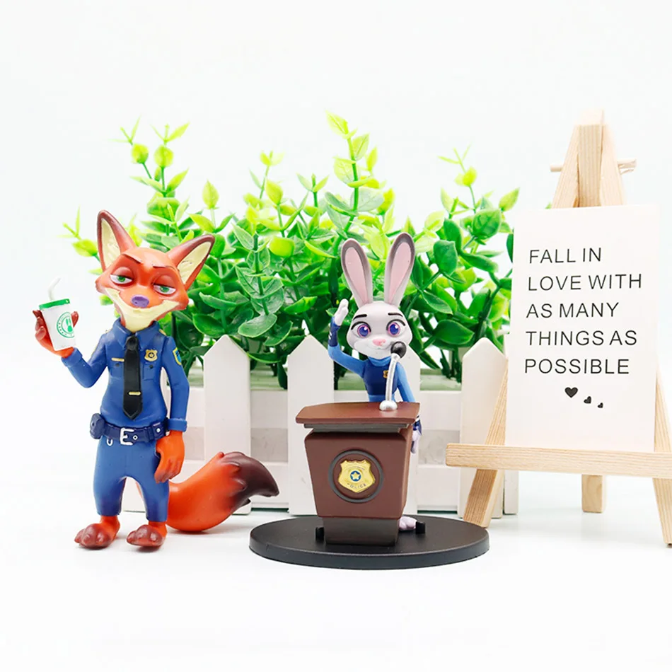 Ensemble de Figurines de renard mignon, 6 pièces, Style debout, ornements de bureau, cadeaux Surprise sur le thème des animaux pour enfants, nouveauté 2026