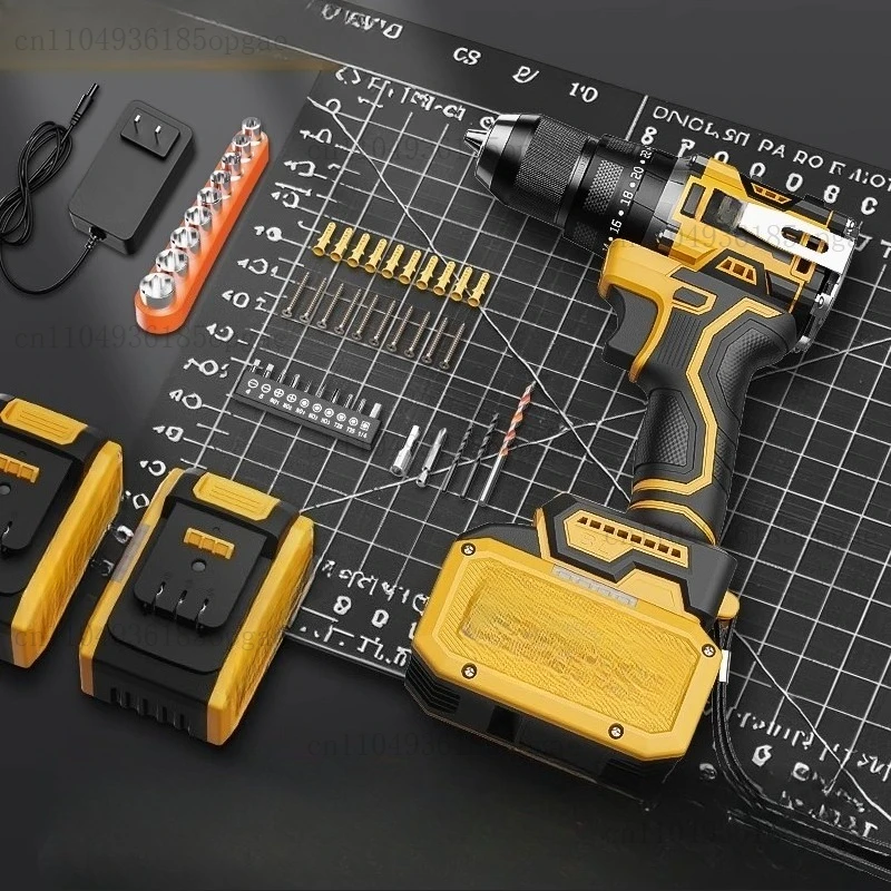 Electric Drill Power Tools High Torque Impact  Electric Household Small Hand