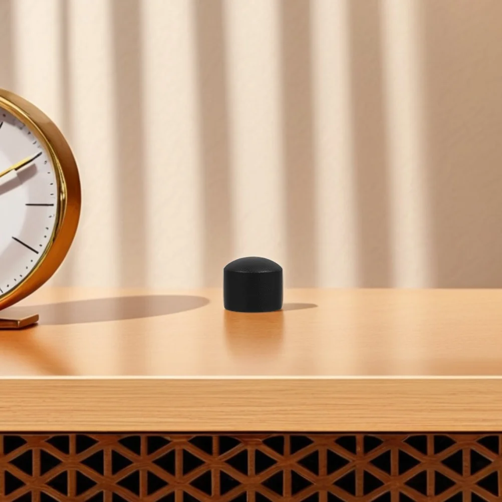 10 قطعة Foosball قضيب نهاية قبعات 15.8 مللي متر الأسود البلاستيك أغطية السلامة الجدول كرة القدم اكسسوارات استبدال أجزاء أنبوب صغير تلميح #3