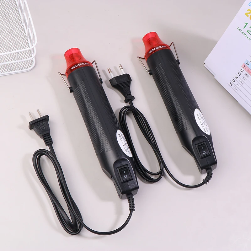 220/110V Hot Air Gun DIY Tool Heat Electric Power Tool Mini 300W Soldering Temperature Crafts Blower With Supporting Seat Shrink