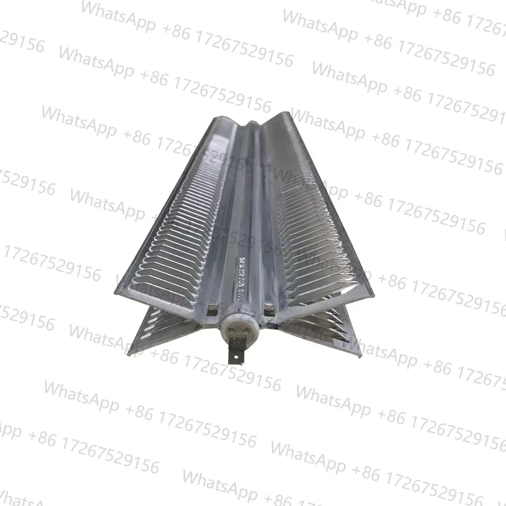 230V 1500W Aluminum Fin Heating Elements 500mm X-Shape Electric Heating Pipe Fan Heater Baseboard Accessories