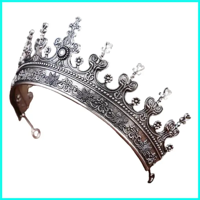 

Metal Crowns Hairhoop Tiaras Hairband Crownpiece for Elegant Event Gatherings