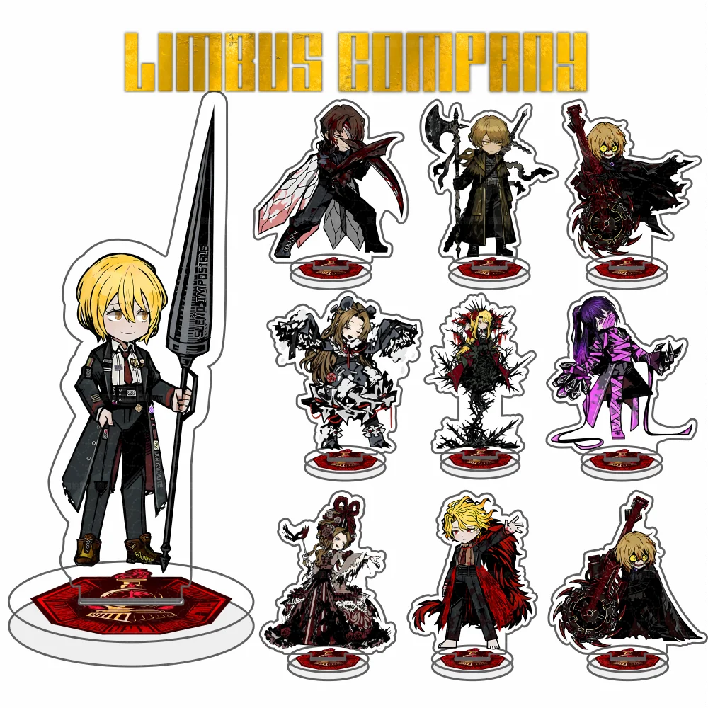 Limbus Company Yi Sang Acrylic Stand Faust Model Display Anime Goods Collection Desk Decoration Ornament Accesorios keychain