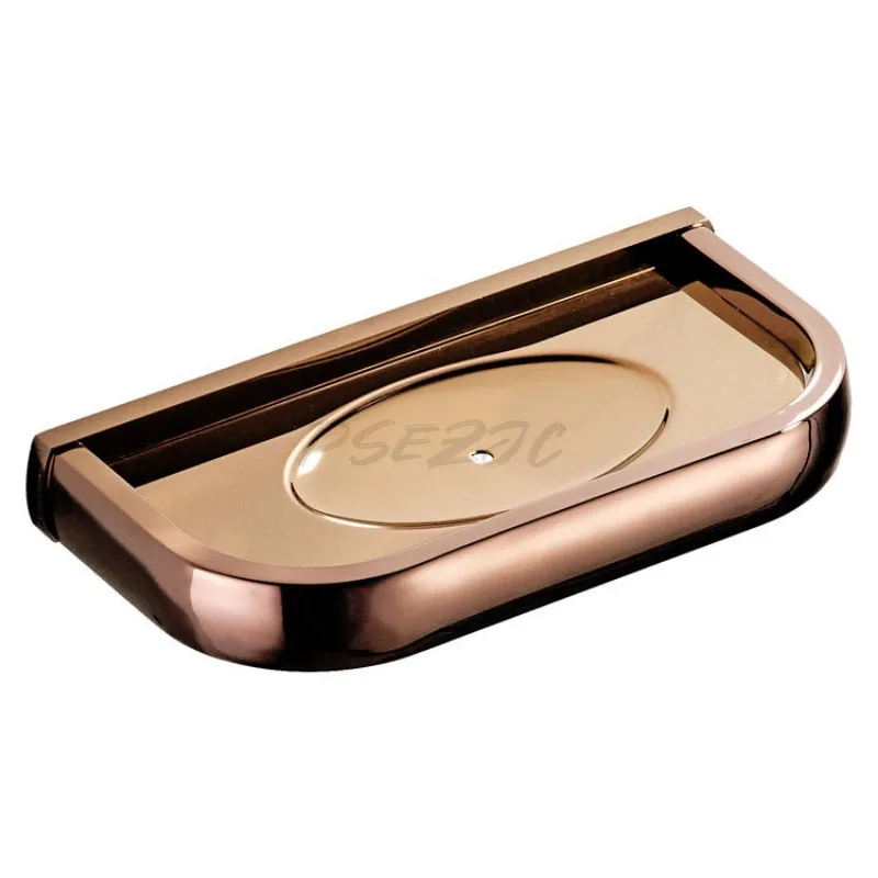 Simple Soap Holder Brass Plated Rose Gold Soap Holder Bathroom Soap Box Bathroom Pendant - view 5