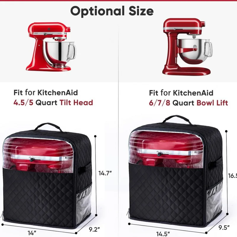 حقيبة تخزين خلاط بغطاء غبار مع جيب #2