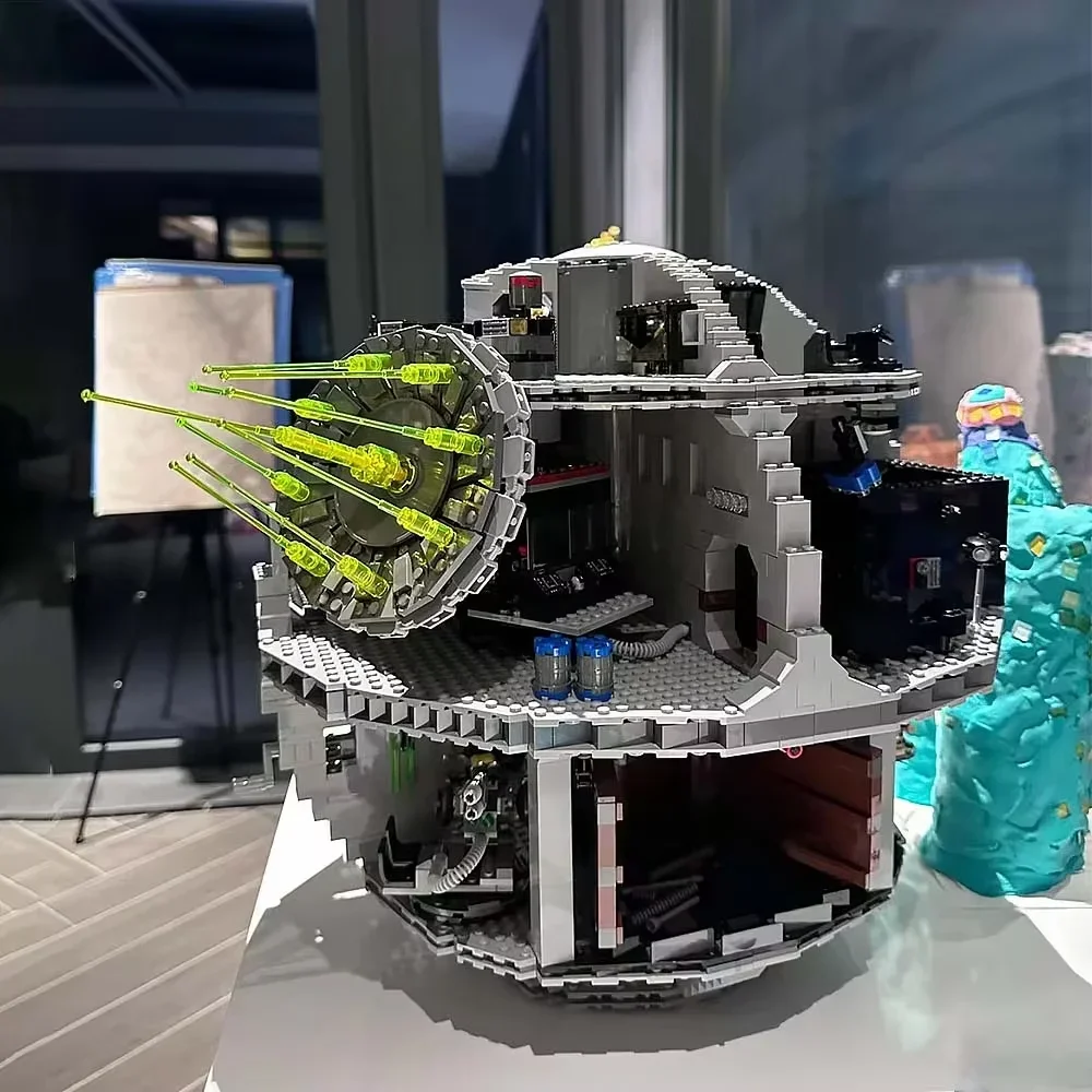 

4016 шт., быстрая доставка, платформа Death Star, отличные идеальные строительные блоки, кирпичи, модель, совместимая 75159, игрушки на день рождения, подарки 05063