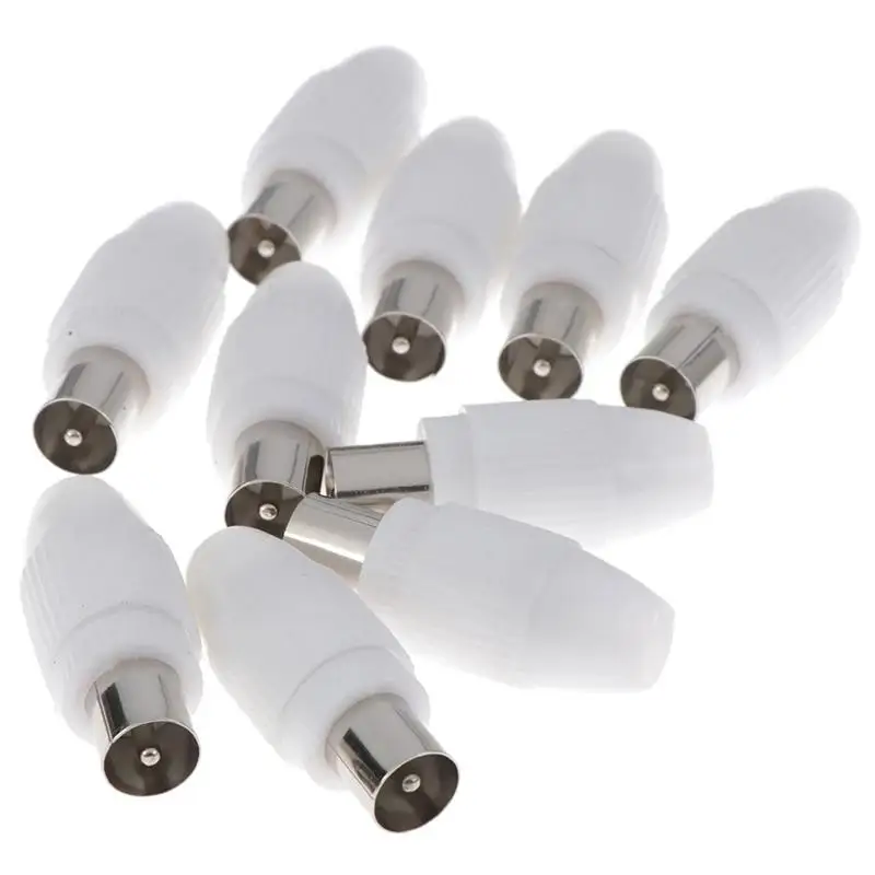 10x Free RF Television Male Plug Welding 9.5 TV Terminal Antenna Connector