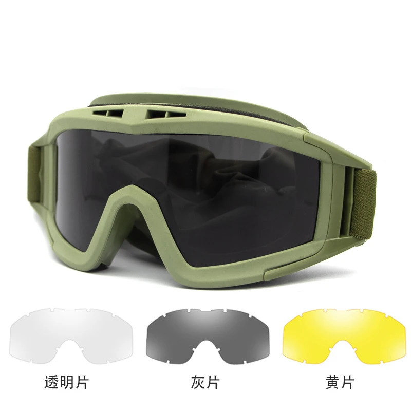 Outdoor Tactical Glasses Desert Locust Army Fan Goggles  Anti-shock Sports Unisex Bulletproof Glasses Men\'s Cycling Goggles