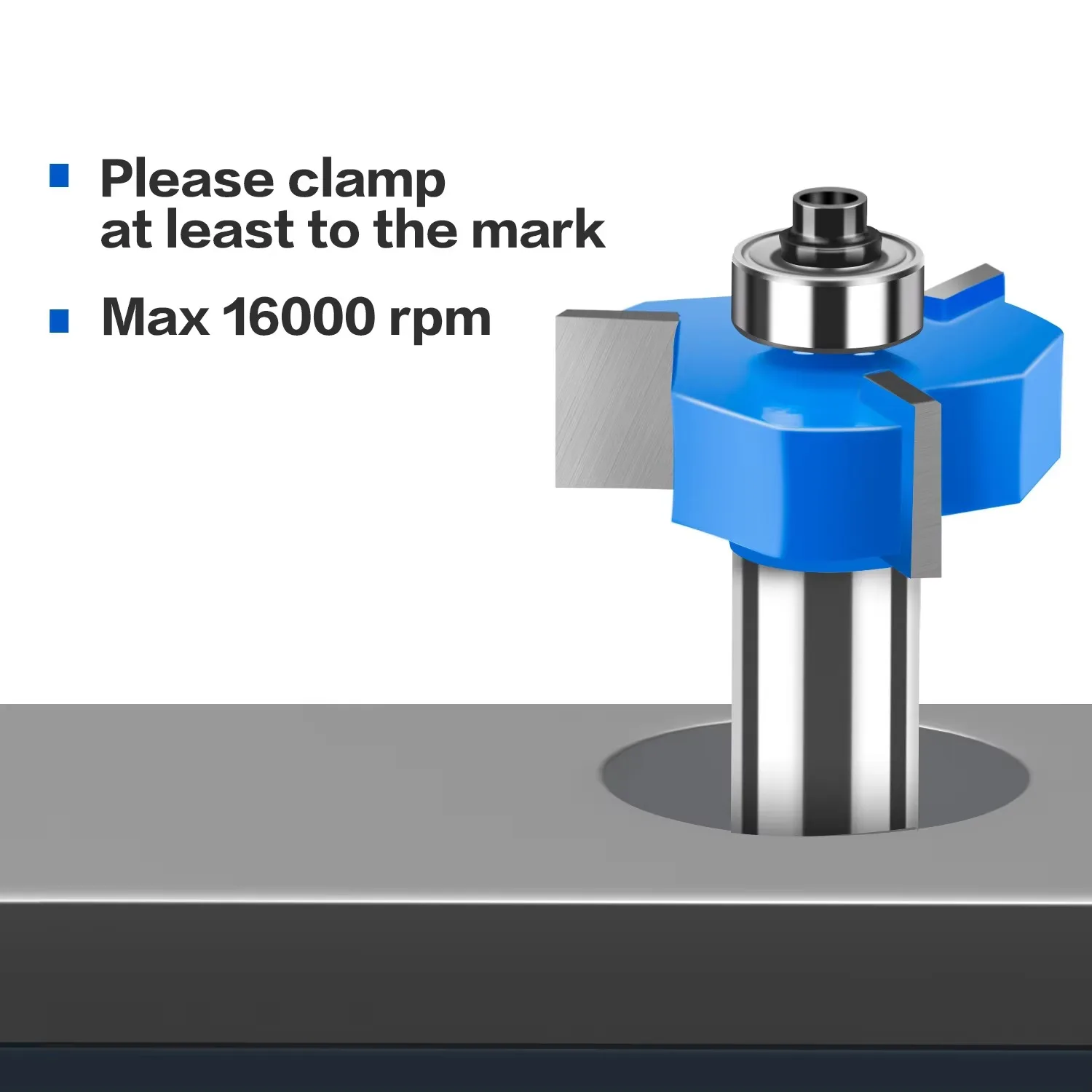 1 PC 12mm 1/2in Shank T-Slot Router Bit T Type Slotting Cutter with Bearing Z3 Rabbeting Milling Cutter Woodworking Tools