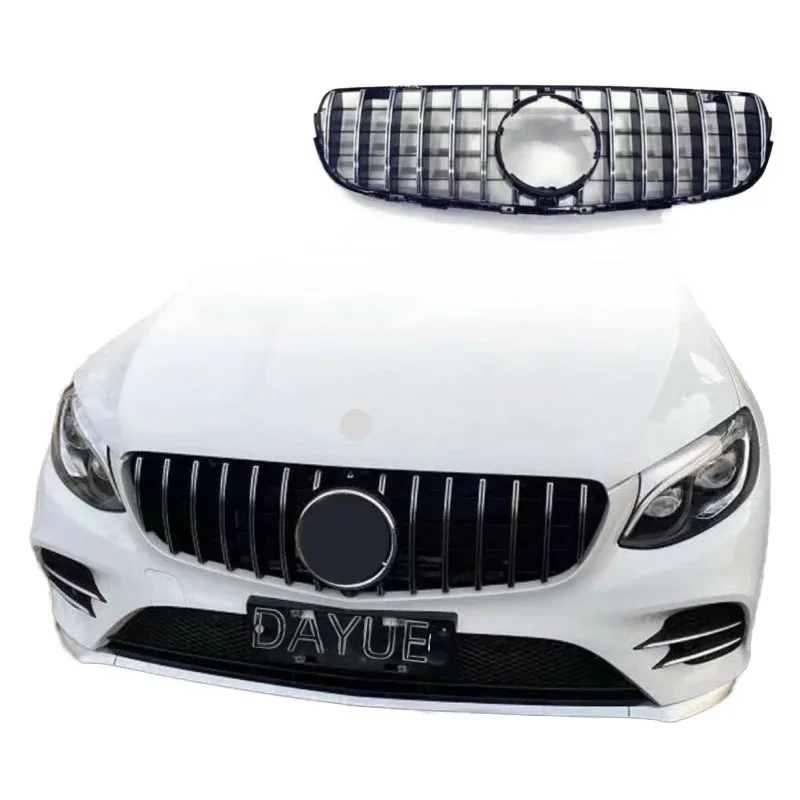 

Starry Sky Modified Grille for GLC 253 & GLC300 New Vertical Bar Black Bumper Grille Plastic Material